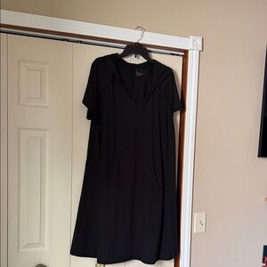 Livi Active Black Hooded Dress